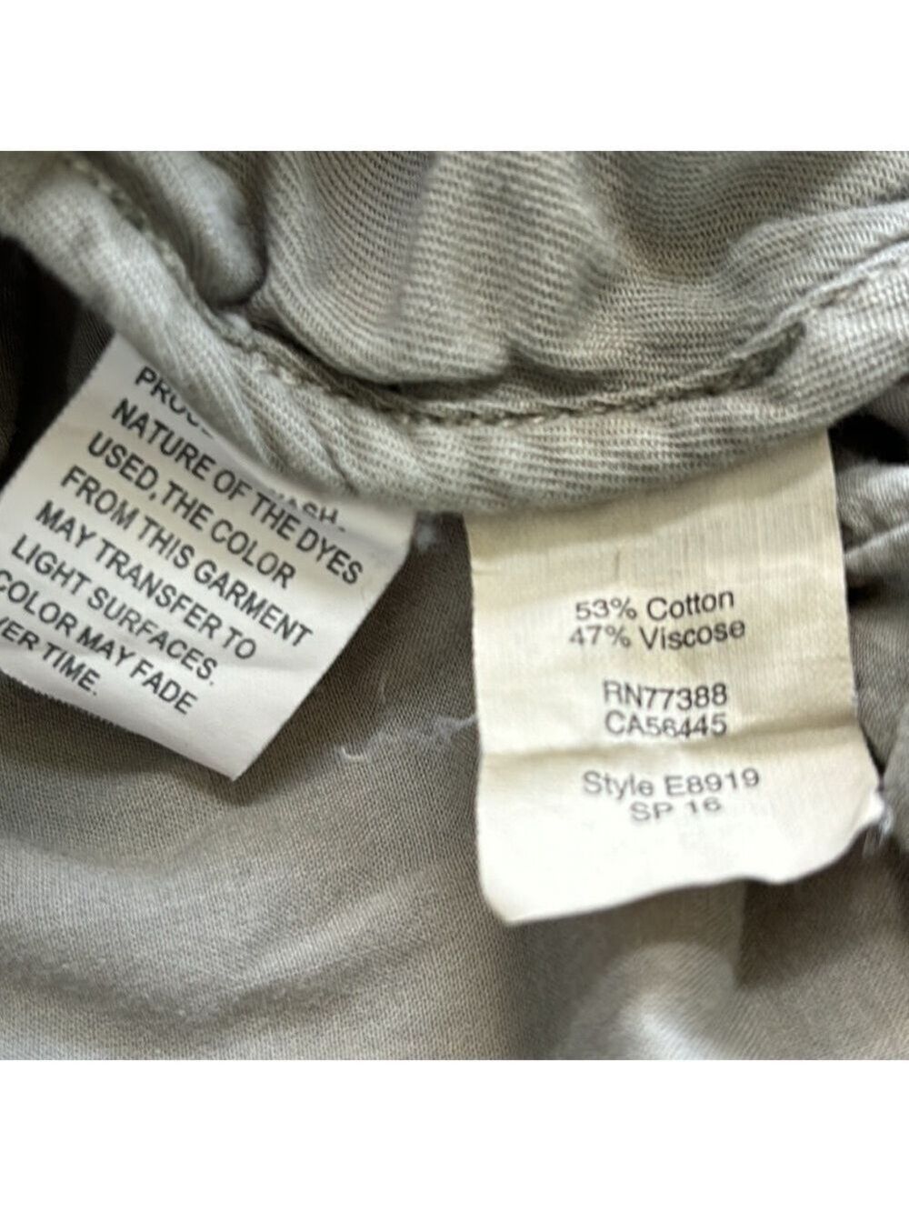 Madewell Women's Pull-On Shorts Light Olive Green Size XS - Picture 4 of 10